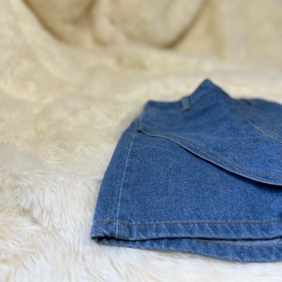 Denim Skort, - Picture 5 of 6